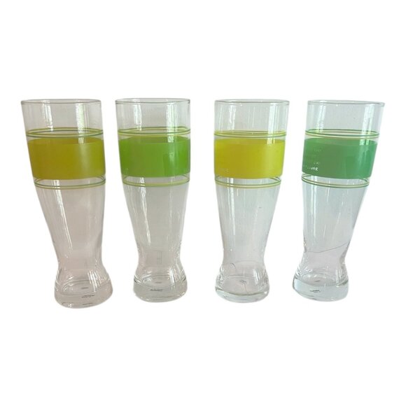 Vintage Irish Blessings Pilsner Beer Glass Set Of 4, 9" Tall With Quotes - Picture 6 of 10